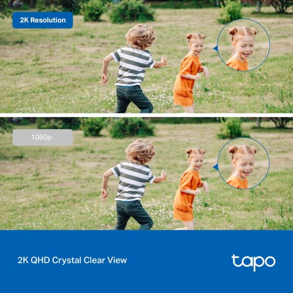 TP-Link Tapo C320WS 2K Outdoor Security Wi-Fi Camera, White - Image 2