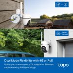 TP-Link TAPO C501GW Outdoor Pan/Tilt 4G LTE Camera, White - Image 4
