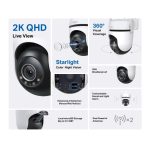 TP-Link Tapo C520WS Outdoor Pan/Tilt Security Wi-Fi Camera, White - Image 2