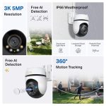 TP-Link Tapo C530WS Outdoor Pan/Tilt Security Wi-Fi Camera, White - Image 5