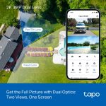 TP-Link Tapo C545D Outdoor Dual Lens Security Wi-Fi Camera, White - Image 12