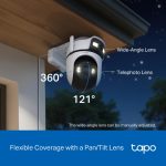 TP-Link Tapo C545D Outdoor Dual Lens Security Wi-Fi Camera, White - Image 4
