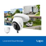 TP-Link Tapo C560WS Outdoor Pan/Tilt Security Wi-Fi Camera, White - Image 3