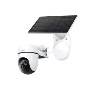 TP-Link TC90 KIT Solar-Powered Pan/Tilt Security Camera Kit, White