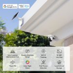 TP-Link TC90 KIT Solar-Powered Pan/Tilt Security Camera Kit, White - Image 3