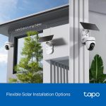 TP-Link TC90 KIT Solar-Powered Pan/Tilt Security Camera Kit, White - Image 11