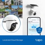 TP-Link TC90 KIT Solar-Powered Pan/Tilt Security Camera Kit, White - Image 5