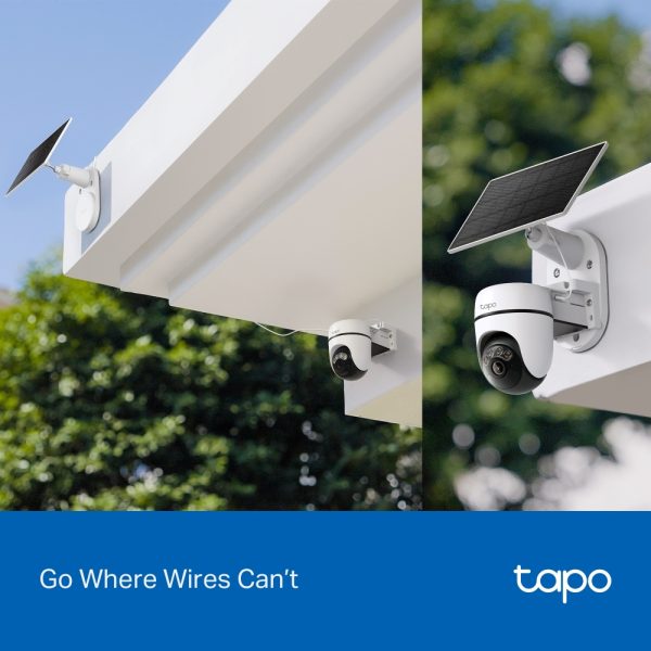 TP-Link Tapo C610 KIT, Solar-Powered Pan/Tilt Security Camera Kit, White - Image 7