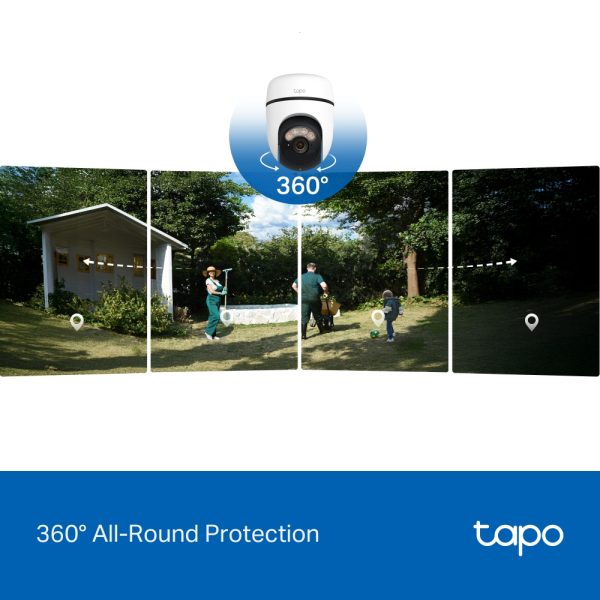 TP-Link Tapo C610 KIT, Solar-Powered Pan/Tilt Security Camera Kit, White - Image 9