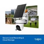 TP-Link Tapo C615G KIT, Solar-Powered Pan/Tilt 4G LTE Security Camera Kit, White - Image 11