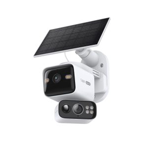 TP-Link Tapo C645D KIT Solar-Powered Dual-Lens Pan/Tilt Security Camera Kit, White