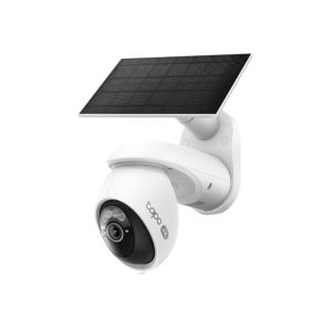 TP-Link Tapo C660 KIT Solar-Powered Pan/Tilt Security Camera Kit, White