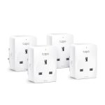 TP-Link Tapo P100 (4-pack) Mini Smart Wi-Fi Socket, White