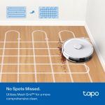 TP-Link Tapo RV30 Max Plus 5300Pa Hyper Suction Robot Vacuum & Mop + Smart Auto-Empty Dock, White - Image 10