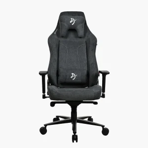 Arozzi Vernazza XL Soft Fabric Gaming Chair, 3D Armrests, 170kg Weight Capacity, Dark Gray, VERNAZZA-XL-SFB-DG