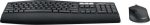 Logitech MK850 Multi-Device Wireless Keyboard and Mouse Combo, 2.4GHz Wireless & Bluetooth, Curved Keyframe, 12 Programmable Keys, Arabic KB, Black, 920-010568 - Image 3