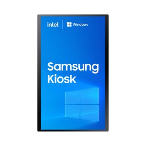 Samsung Kiosk with Windows OS, 24" Display, 1,920 x 1,080 Resolution, All_in_one_solution, Antimicrobial_coating, White, LH24KMC3BGCXUE
