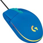 Logitech G203 Lightsync Gaming Mouse, 800 DPI, USB, Blue, 910-005798