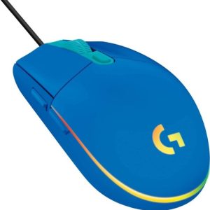 Logitech G203 Lightsync Gaming Mouse, 800 DPI, USB, Blue, 910-005798