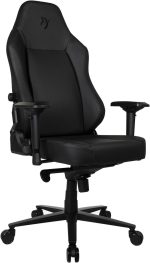 Arozzi Primo Full premium Leather Gaming Chair, Aluminum Base, Up to 145kg Weight Capacity, Black, PRIMO-PREM-BK - Image 2