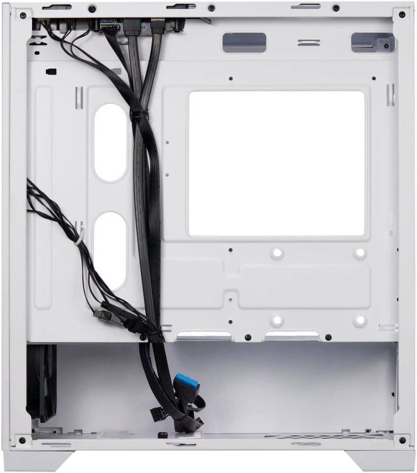 Cooler Master Elite 302 Micro-ATX High Airflow Minimalist PC Case, 365mm GPU Max, Compatible RTX 5080|RX 7090 XT, 280mm AIO Max, Type C, Tempered Glass, Triple 120mm aRGB PWM Fan, Intakes Grill, White, E302-WGNN-S00 - Image 5