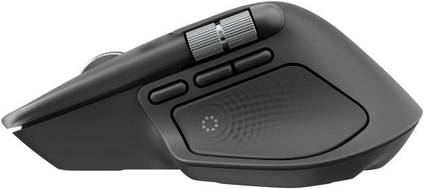Logitech MX Master 4 High-performance Wireless Mouse with haptic feedback, USB-C Fast Charging, Graphite, 910-007562 - Image 6