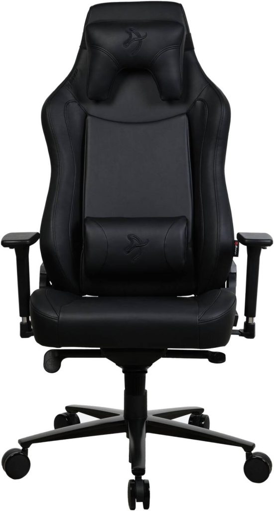 Arozzi Vernazza XL SoftPU Gaming Chair, 3D Armrests, Soft neck and lumbar pillow, Recline the backrest up to 165°, Black, VERNAZZA-XL-SPU-PBK