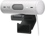 Logitech Brio 500 Full HD 1080p webcam with light correction, auto-framing, Off White, 960-001428 - Image 6