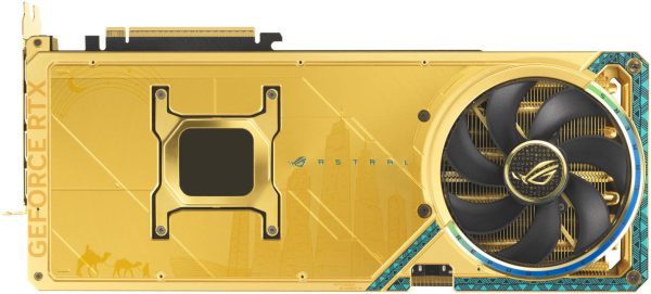 ASUS ROG Astral GeForce RTX 5090 Dhahab OC Edition Graphics Card, 32GB GDDR7, Gold, 90YV0LW6-M0NM00 - Image 3