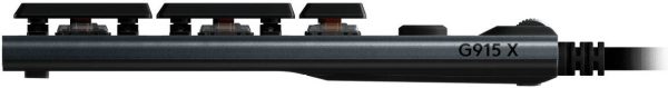 Logitech G915 X Wired Low Profile Gaming Keyboard, Tactile Switches, Black, 920-012942 - Image 5