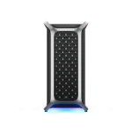 Cooler Master Cosmos Alpha E-ATX PC Case, 2 x 200mm non-LED fans, 1 x 120mm non-argb fan, 4x USB 3.2 Gen1 Type-A 5G & 2x USB 3.2 Gen2x2 20G Type-C ports, Accommodate 15 fans, Tempered glass panels, Silver/Black, C700-KGNN-S00 - Image 3