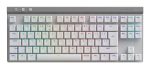 Logitech G515 LIGHTSPEED TKL Wireless Low Profile Gaming Keyboard, Tactile Switch, White, 920-012539