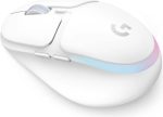 Logitech G705 LIGHTSPEED Wireless Gaming Mouse, Lightsync RGB Lighting, White, 910-006368