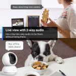 TP-Link Tapo C210 Pan/Tilt Home Security Wi-Fi Camera, 2K 3mp high-definition video, Night Vision, Motion Detection and Alerts, White - Image 4