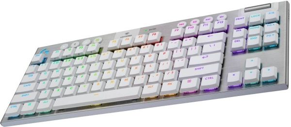 Logitech G915 X LIGHTSPEED TKL Wireless Low Profile Gaming Keyboard, Tactile Switches, White, 920-012737 - Image 4