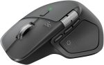 Logitech MX Master 4 High-performance Wireless Mouse with haptic feedback, USB-C Fast Charging, Graphite, 910-007562