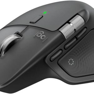 Logitech MX Master 4 High-performance Wireless Mouse with haptic feedback, USB-C Fast Charging, Graphite, 910-007562