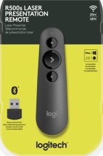 Logitech R500s Laser Presentation Remote, Bluetooth, USB-A Receiver, Presentation Clicker with Laser Pointer (Class 1) for Powerpoint, Keynote, Google Slides, for Windows/MacOS - Graphite, 910-005843 - Image 5
