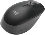 Logitech Wireless Mouse M190, Full Size Ambidextrous Curve Design,18-Month Battery with Power Saving Mode,USB Receiver,Precise Cursor Control and Scrolling,Wide Scroll Wheel,Scooped Buttons -Charcoal, 910-005905