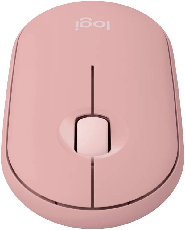 LOGITECH M350S Pebble 2 Bluetooth Mouse, Dongleless, Up to 4000 DPI, Tonal Rose, 910-007014 - Image 3