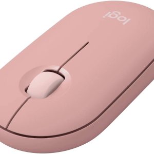 LOGITECH M350S Pebble 2 Bluetooth Mouse, Dongleless, Up to 4000 DPI, Tonal Rose, 910-007014