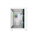 Cooler Master Elite 681 Computer Case, 4 X Pre-Installed Reverse Argb Fans, Upto 360mm AIO Support, ATX Motherboard Support, Ready for RTX 50 Series Upto 410mm, Type C Connector, White, E681-WHNN-S00 - Image 2