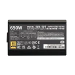 Cooler Master Gold 650 Power Supply, 80+ Gold Certified, INTEL ATX 3.1, FDB long-life bearing fan, PCie 5.1 support, Black, MPX-6505-AFAG-BEU - Image 4