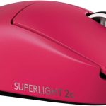 Logitech G PRO X SUPERLIGHT 2c wireless gaming mouse, 53 g pro-grade compact mouse with 5 programmable buttons, USB-C charging, 44K DPI sensor, up to 8 kHz polling for PC/Mac, Pink, 910-007546