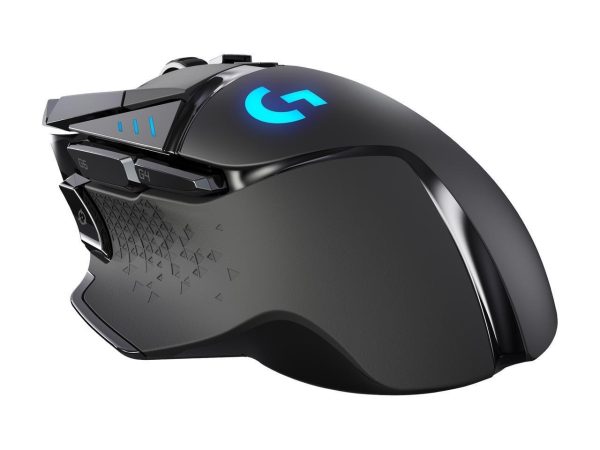 Logitech G502 LIGHTSPEED Wireless Gaming Mouse, HERO Sensor, 25.6K DPI, Black, 910-005568 - Image 3
