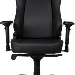 Arozzi Primo Full premium Leather Gaming Chair, Aluminum Base, Up to 145kg Weight Capacity, Black, PRIMO-PREM-BK