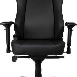 Arozzi Primo Full premium Leather Gaming Chair, Aluminum Base, Up to 145kg Weight Capacity, Black, PRIMO-PREM-BK