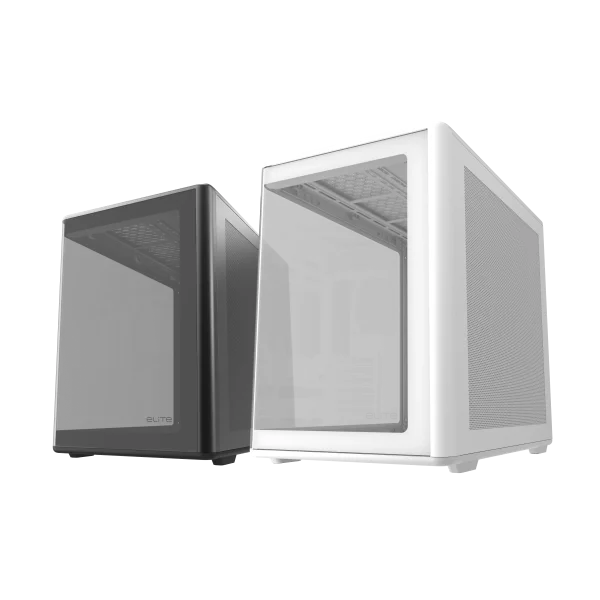 Cooler Master Elite 600 ATX Mid-tower Case with Tempered Glass, USB-C, and versatile cooling support for clean, efficient, and powerful builds, Black, E600-KGNN-S01 - Image 7