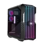 Cooler Master Tempered Glass Haf 700 Evo E-Atx High Airflow Pc Case With Iris Customizable Lcd, Breathable Tg Front Panel, 200Mm Sickleflow Argb Fans, 1 X Usb 3.2, Gen 2 Type C, 4 X Usb 3.2 Gen 1, Black, H700E-IGNN-S00