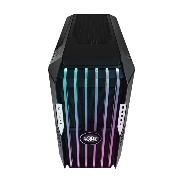 Cooler Master Tempered Glass Haf 700 Evo E-Atx High Airflow Pc Case With Iris Customizable Lcd, Breathable Tg Front Panel, 200Mm Sickleflow Argb Fans, 1 X Usb 3.2, Gen 2 Type C, 4 X Usb 3.2 Gen 1, Black, H700E-IGNN-S00 - Image 3